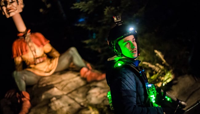 Masters of Minecraft 's nachts in het Sprookjesbos