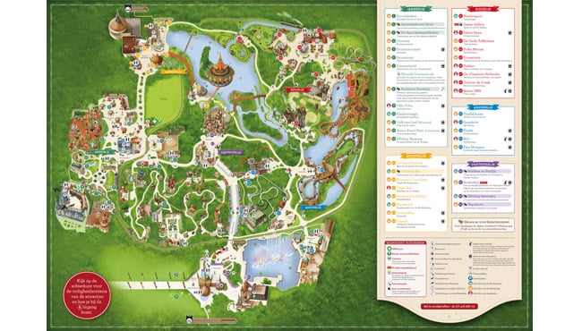 Speciale plattegrond voor gasten met een beperking