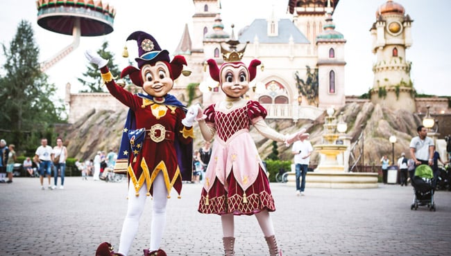 Pardoes en Pardijn voor de Efteling attractie Symbolica.