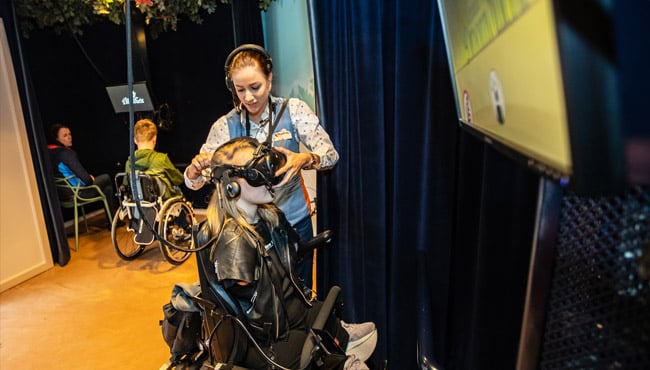 Een kijkje in de ruimte van Virtuele Droomvlucht