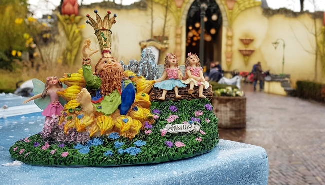 Efteling miniatuur koning Oberon uit Droomvlucht