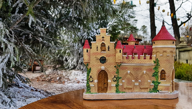 Efteling-miniatuur het Kasteel van Sneeuwwitje