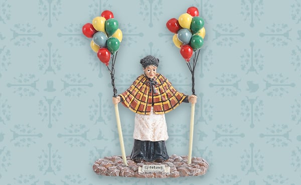 Luville 2020 - Ballonnenvrouw 10 x 6 x 14 cm, € 20,-.