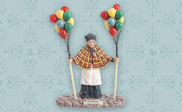 Luville 2020 - Ballonnenvrouw 10 x 6 x 14 cm, € 20,-. 