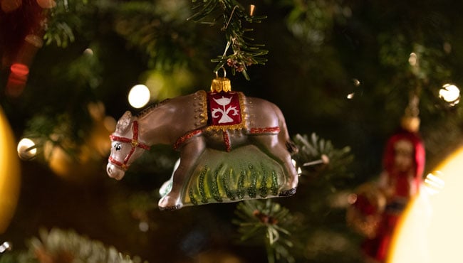 Winterse Efteling-ornamenten van Sissy-Boy - Ezeltje Strekje