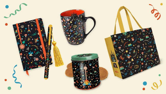 Efteling jubileum souvenirs overzicht