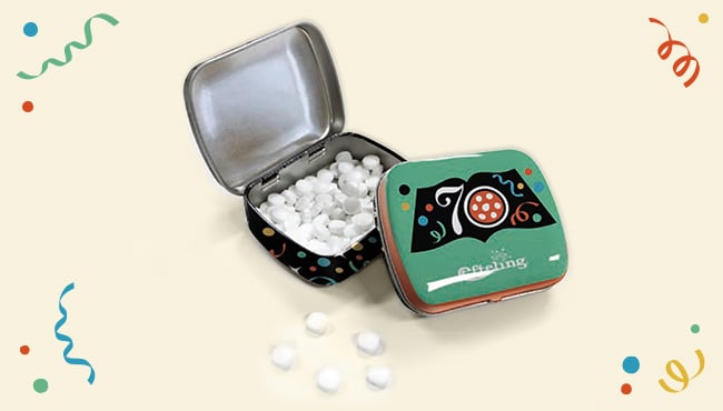 Nieuwe Efteling jubileum souvenirs munt blik