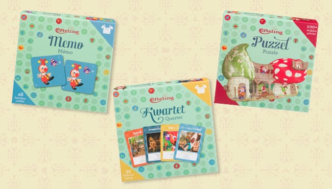 De Efteling -spellen: memo, kwartet en de puzzel