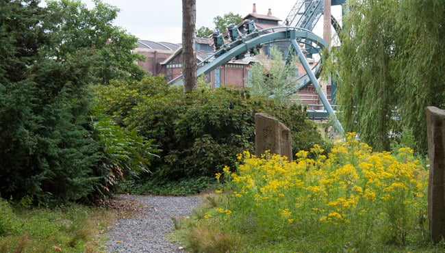 Uitzicht vanuit picknickplaatsje.