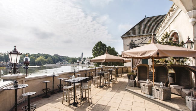 Uitzicht op Aquanura vanuit Loreley.