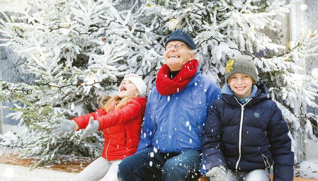 Verspreid door de Efteling staan 400 extra kerstbomen.