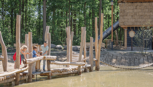 In Vakantiepark Efteling Loonsche Land is er grote kans op natte voeten!