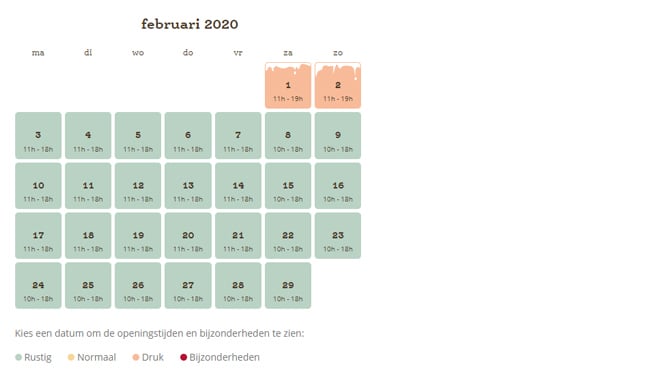 In februari is het naar verwachting rustig in de Efteling.