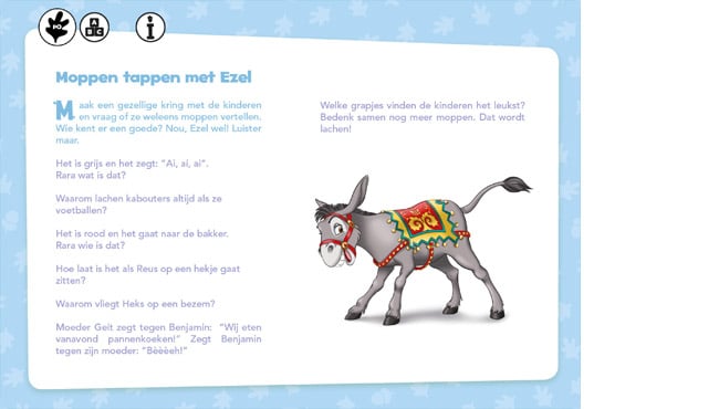 Leskaart ezel