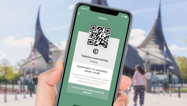 Reservering in Efteling App