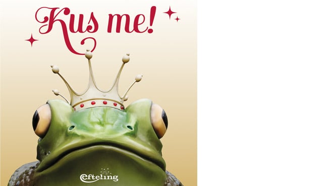 Valentijnkaart Kikker