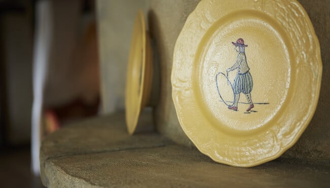 Details in de Roodkapje Themasuite in het Efteling Hotel.