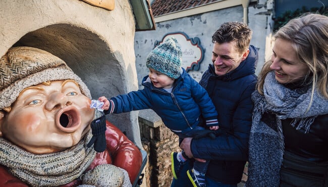 Gezin bij Holle Bolle Gijs