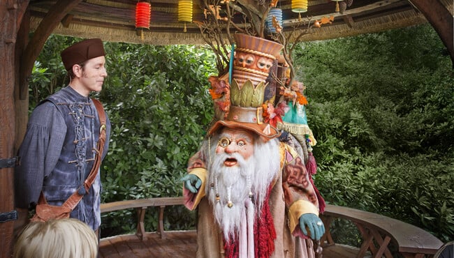 Sprookjessprokkelaar in de Efteling.
