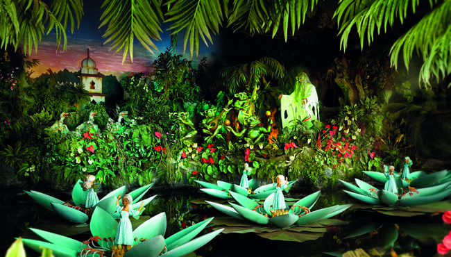 Overzicht van de Indische Waterlelies in de Efteling
