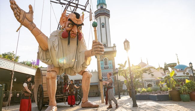Djinn op het fata Morgana Plein