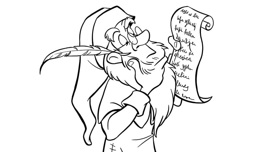 Kleurplaat Van Kabouter Ko Efteling Kids