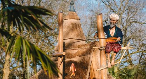 Paalvisser in Archipel in de Efteling