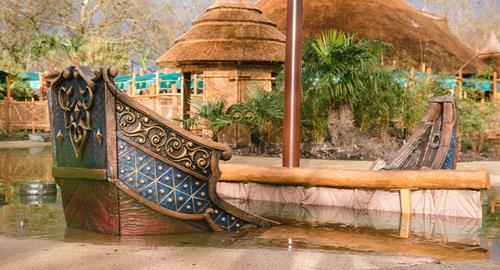 Schipbreuk in Archipel in de Efteling