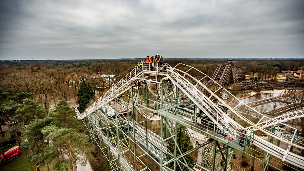 Python stalen achtbaan Efteling
