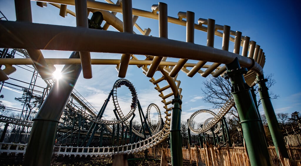 Python stalen achtbaan Efteling